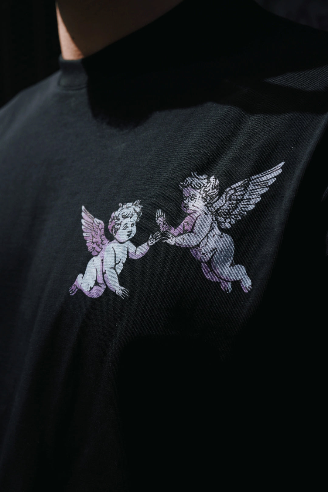 Unisex Cherub T-Shirt - Black